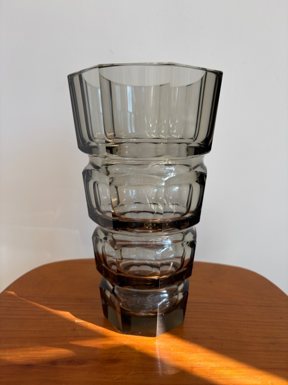 Josef Hoffman for Moser Geometric Glass Vase